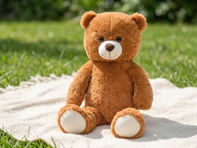 PLYŠ Medvěd 80cm tmavě hnědý Plush Friends (plyšová hračka)