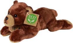 PLYŠ Medvěd hnědý ležící 18cm Eco-Friendly (plyšová hračka)