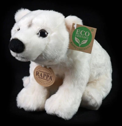 PLYŠ Medvěd lední 22cm Eco-Friendly PLYŠOVÉ HRAČKY
