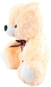 PLYŠ Medvěd světlý 25cm s mašličkou (plyšová hračka)