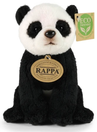 PLYŠ Medvídek Panda 15cm sedící Eco-Friendly (plyšová hračka)