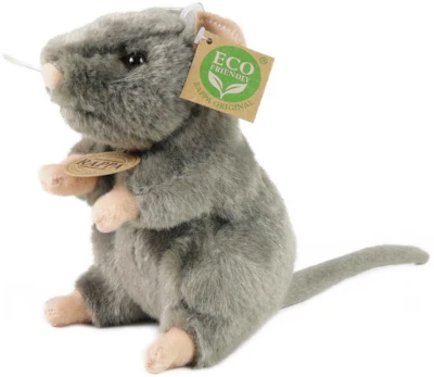 PLYŠ Myš 16cm sedící Eco-Friendly (plyšová hračka)