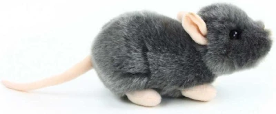 PLYŠ Myška šedá 16cm (plyšová hračka)