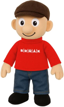 PLYŠ Panáček Brňák 32cm mluvící hantecem na baterie Zvuk CZ PLYŠ Panáček Brňák 32cm mluvící hantecem na baterie Zvuk CZ