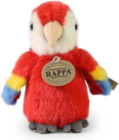 PLYŠ Papoušek červený Ara 16cm Eco-Friendly (plyšová hračka)