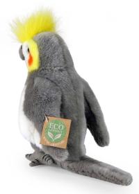 PLYŠ Papoušek korela chocholatá 18cm Eco-Friendly (plyšová hračka)