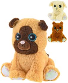 PLYŠ Pejsek baby sedící vonící 19-20cm 3 druhy (plyšová hračka)