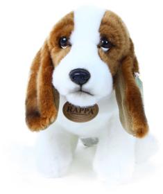 PLYŠ Pes basset sedící 32cm Eco-Friendly (plyšová hračka)