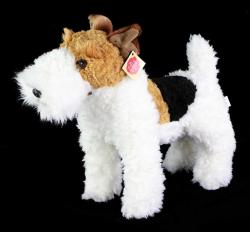 PLYŠ Pes foxteriér Dášenka 30cm stojící (plyšová hračka)