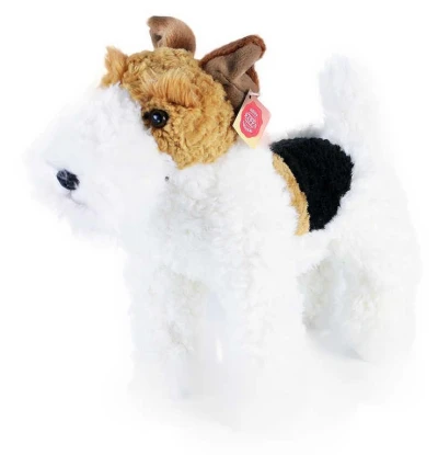 PLYŠ Pes foxteriér Dášenka 30cm stojící (plyšová hračka)