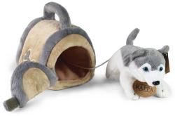 PLYŠ Pes Husky 13cm set s přepravkou Eco-Friendly (plyšová hračka)