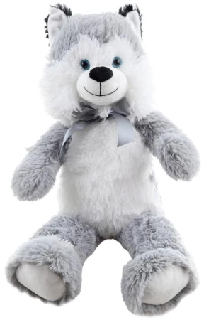 PLYŠ Pes Husky 55cm s mašlí (plyšová hračka) PLYŠ Pes Husky 55cm s mašlí (plyšová hračka)