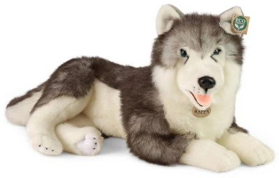 PLYŠ Pes Husky 60cm ležící Eco-Friendly (plyšová hračka) PLYŠ Pes Husky 60cm ležící Eco-Friendly (plyšová hračka)