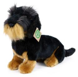 PLYŠ Pes jezevčík drsnosrstý 30cm sedící Eco-Friendly (plyšová hračka)