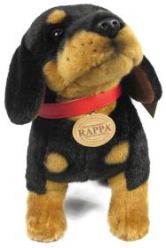 PLYŠ Pes jezevčík sedící s obojkem 30cm Eco-Friendly (plyšová hračka)