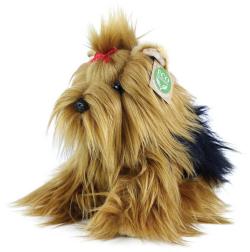 PLYŠ Pes jorkšírský teriér 23cm sedící Eco-Friendly (plyšová hračka)