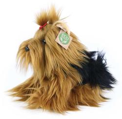 PLYŠ Pes jorkšírský teriér 23cm sedící Eco-Friendly (plyšová hračka)