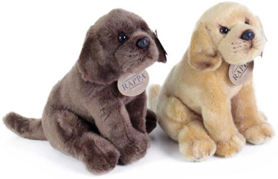 PLYŠ Pes labrador 20cm sedící 2 barvy(plyšová hračka)