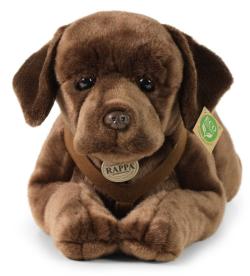 PLYŠ Pes labrador hnědý 61cm ležící Eco-Friendly (plyšová hračka)