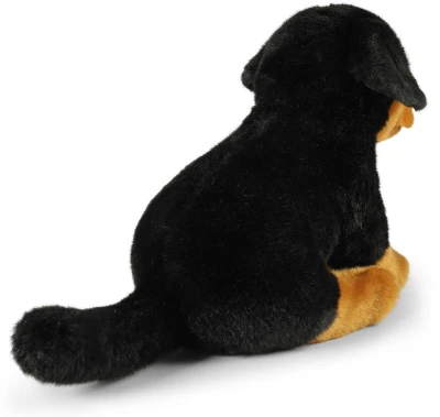 PLYŠ Pes rotvajler sedící 30cm Eco-Friendly (plyšová hračka)
