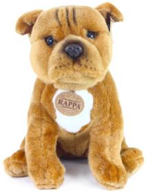 PLYŠ Pes Stafordšírský bulteriér 30cm sedící Eco-Friendly (plyšová hračka)