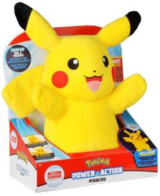 PLYŠ Pikachu interaktivní III Pokémon s funkcemi na baterie Světlo Zvuk