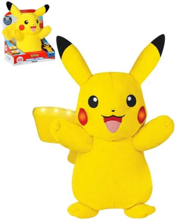 PLYŠ Pikachu interaktivní III Pokémon s funkcemi na baterie Světlo Zvuk PLYŠ Pikachu interaktivní III Pokémon s funkcemi na baterie Světlo Zvuk