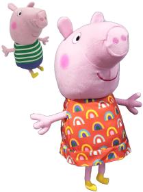 PLYŠ Prasátko Peppa Pig 50cm v letním oblečku 2 druhy (plyšová hračka)