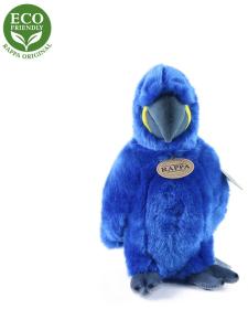 PLYŠ Ptáček papoušek Ara Hyacintový 23cm Eco-Friendly (plyšová hračka)
