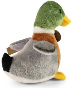 PLYŠ Pták Kachna 22cm na baterie Zvuk Eco-Friendly (plyšová hračka)