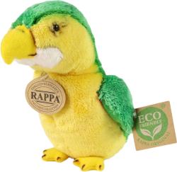 PLYŠ Pták papoušek zelený 15cm Eco-Friendly (plyšová hračka)