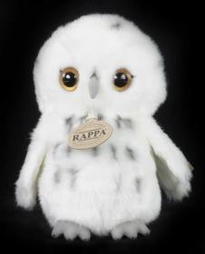 PLYŠ Pták sova 18cm bílá Eco-Friendly (plyšová hračka)