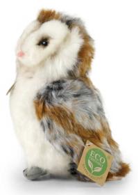 PLYŠ Pták Sova Pálená 17cm Eco-Friendly (plyšová hračka)