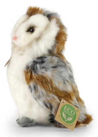 PLYŠ Pták Sova Pálená 17cm Eco-Friendly (plyšová hračka)