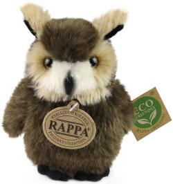 PLYŠ Pták Sova (Výr) 13cm Eco-Friendly (plyšová hračka)