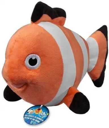 PLYŠ Ryba Klaun očkatý 20cm svítící ve tmě (plyšová hračka) PLYŠ Ryba Klaun očkatý 20cm svítící ve tmě (plyšová hračka)