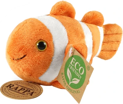 PLYŠ Rybka klaun očkatý 14cm Eco-Friendly (plyšová hračka)