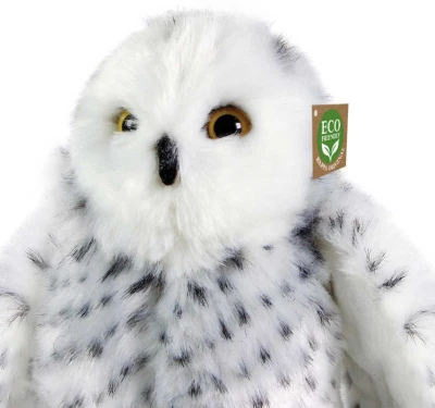 PLYŠ Sova bílá polární 18cm Eco-Friendly (plyšová hračka)