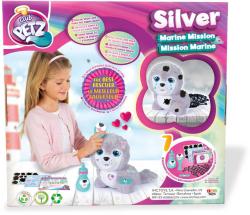 PLYŠ Tuleň Silver interaktivní zvířátko s doplňky záchranná mise na baterie Zvuk