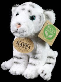 PLYŠ Tygr 15cm bílý sedící Eco-Friendly (plyšová hračka)