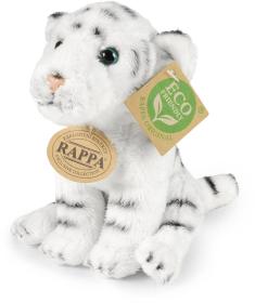 PLYŠ Tygr 15cm bílý sedící Eco-Friendly (plyšová hračka)