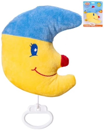 PLYŠ Usínáčik baby mesiačik naťahovací hudobný strojček pre bábätko Zvuk PLYŠ Usínáčik baby mesiačik naťahovací hudobný strojček pre bábätko Zvuk