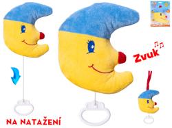 PLYŠ Usínáček baby měsíček natahovací hrací strojek pro miminko Zvuk