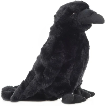 PLYŠ Vrána 24cm (plyšová hračka)