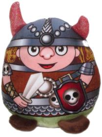 PLYŠ Wiking postavička 13cm třpytivé rohy 4 druhy (plyšová hračka)