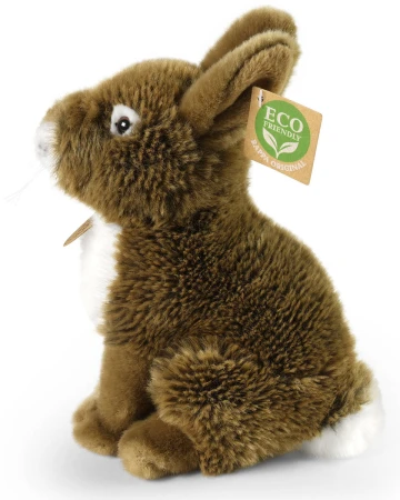 PLYŠ Zajíc hnědý 20cm Eco-Friendly (plyšová hračka)