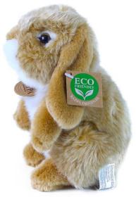 PLYŠ Zajíc králík béžový stojící 18cm Eco-Friendly (plyšová hračka)