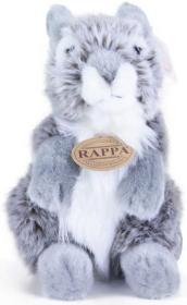 PLYŠ Zajíc šedý 20cm sedící (plyšová hračka)