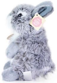 PLYŠ Zajíc šedý 20cm sedící (plyšová hračka)