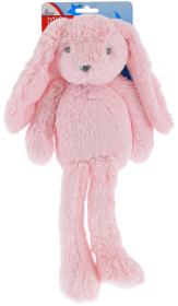PLYŠ Zajíček růžový 30cm dlouhé nohy Mini Club (plyšová hračka)